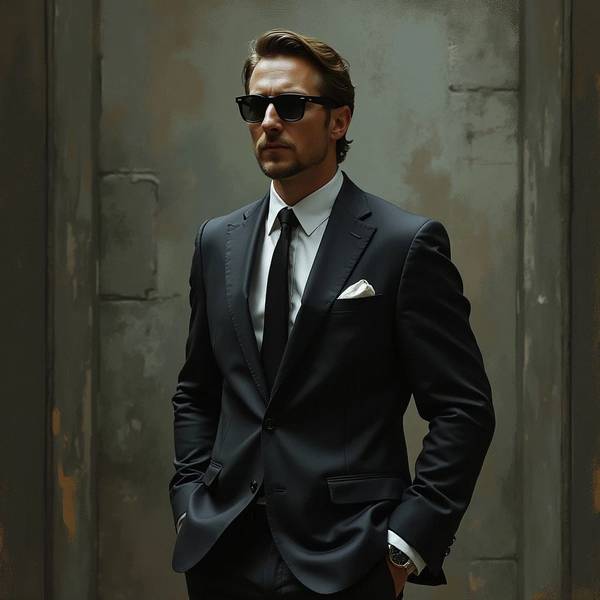 黑色西装配什么颜色领带，9款黑色西装领带配色方案