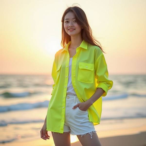 黄色上衣配什么颜色裤子，黄色上衣搭配全攻略，选对裤子颜色瞬间时髦