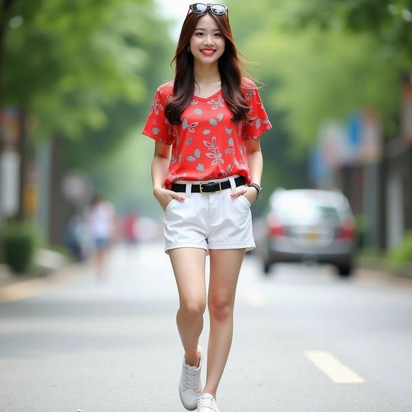 玫红色裤子配什么颜色上衣，玫红裤子配这3种颜色上衣最显白又高级