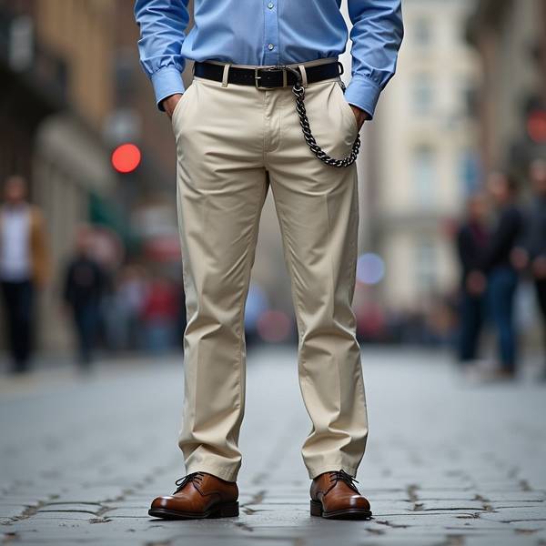卡其色裤子配什么颜色的上衣，卡其裤万能配色指南：解锁上衣颜色搭配技巧