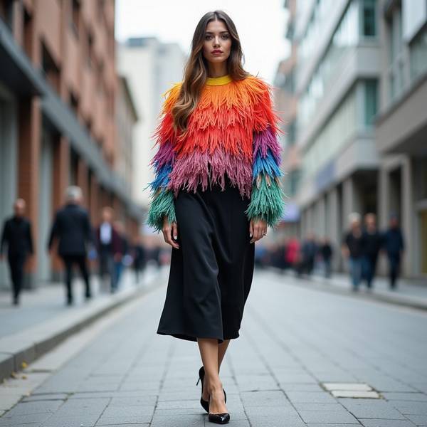 皮肤稍黑的人穿什么颜色好看,7种显白色彩穿搭术:为肤色偏深者定制的配色指南