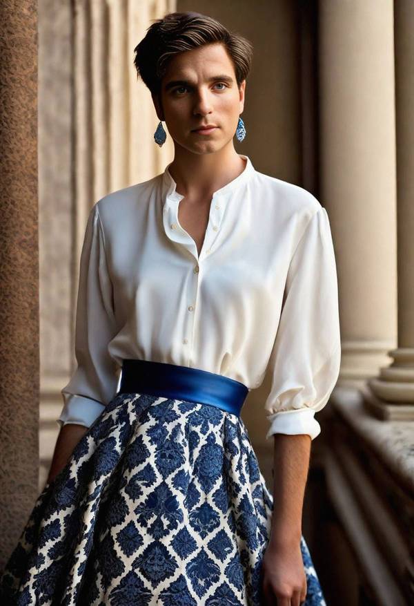 蓝裙子配什么颜色的包，蓝裙搭配指南：五种配色方案点亮优雅造型