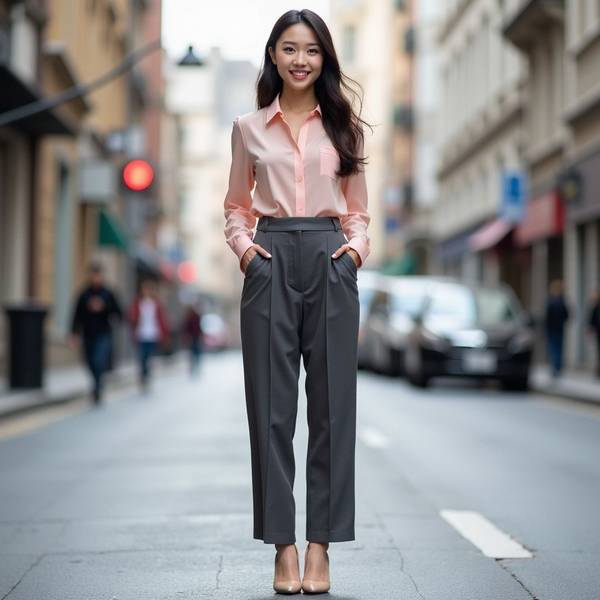 灰色休闲裤搭配什么颜色上衣，三种颜色轻松驾驭灰色休闲裤的日常穿搭法则