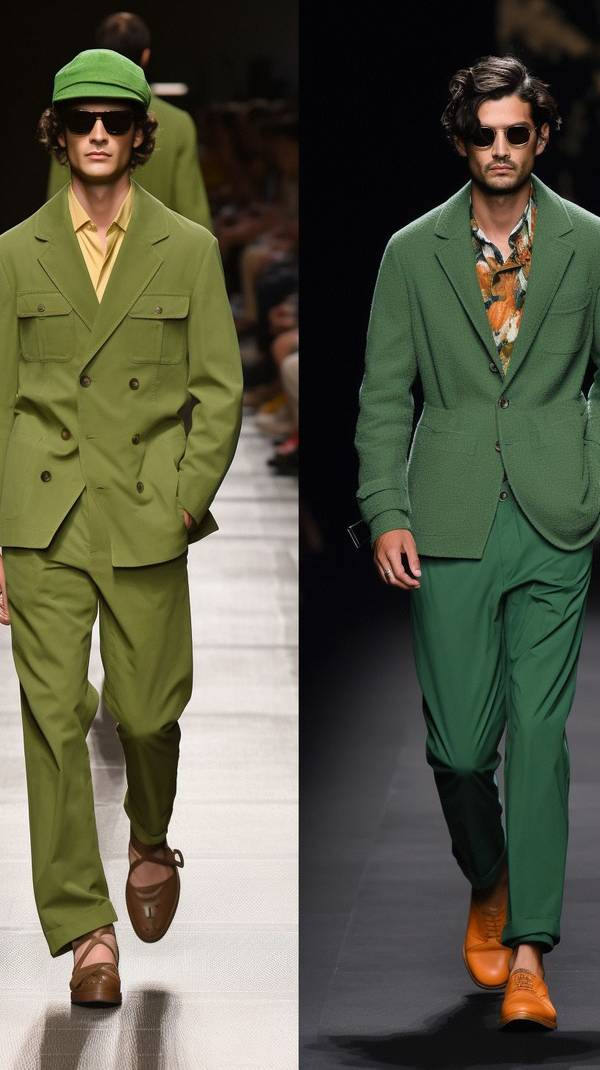 墨绿色裤子配什么颜色上衣，墨绿裤装的25种高级感配色方案