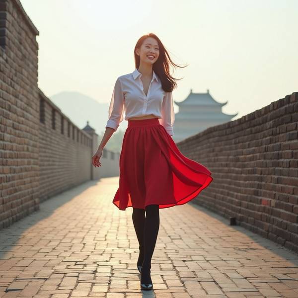 酒红色裙子配什么颜色鞋子,酒红长裙完美配色指南:五种高级鞋履搭配方案