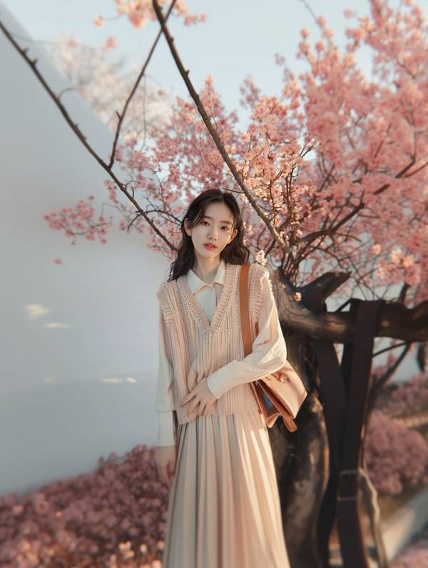 卡其色配什么颜色好看，卡其色与温柔杏粉的绝美搭配指南