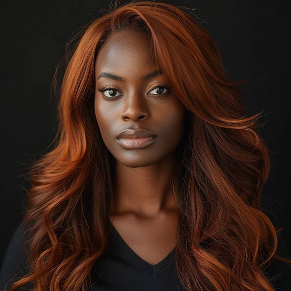 皮肤黑的人适合什么颜色的头发，深肤色发色指南：选对颜色更显白