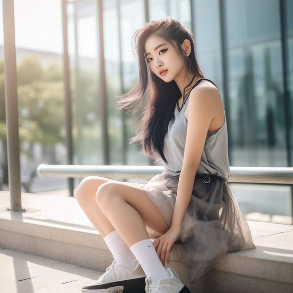 灰色半身纱裙怎么搭配，深灰纱裙三套神仙搭配，优雅通勤两不误